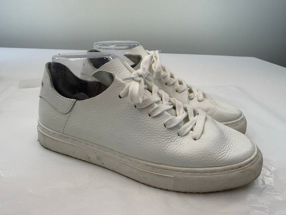 Sam Edelman White Leather Lace-Up Sneakers Women’s Size 8.5